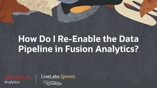 Re-enable a data pipeline in Fusion Analytics
