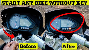 How to start pulsar 150 without key | बिना चाबी के बाइक कैसे स्टार्ट करें |