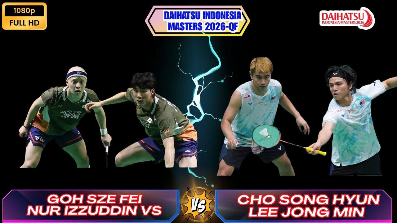 고 스제 페이 & 누르 이즈딘 vs 조송현 & 이종민 | 2026 인도네시아 마스터스 8강 | 남자복식 하이라이트