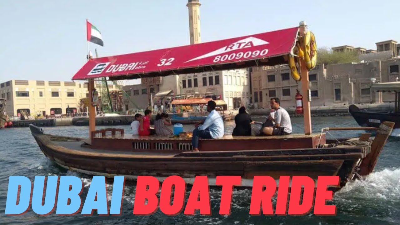 Dubai Wooden Boat Ride Burdubai to Gold Souk in 1 Dirham Only 