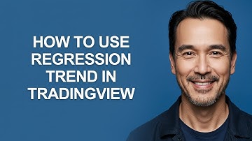 How to Use Regression Trend In Tradingview - KevinHowTo
