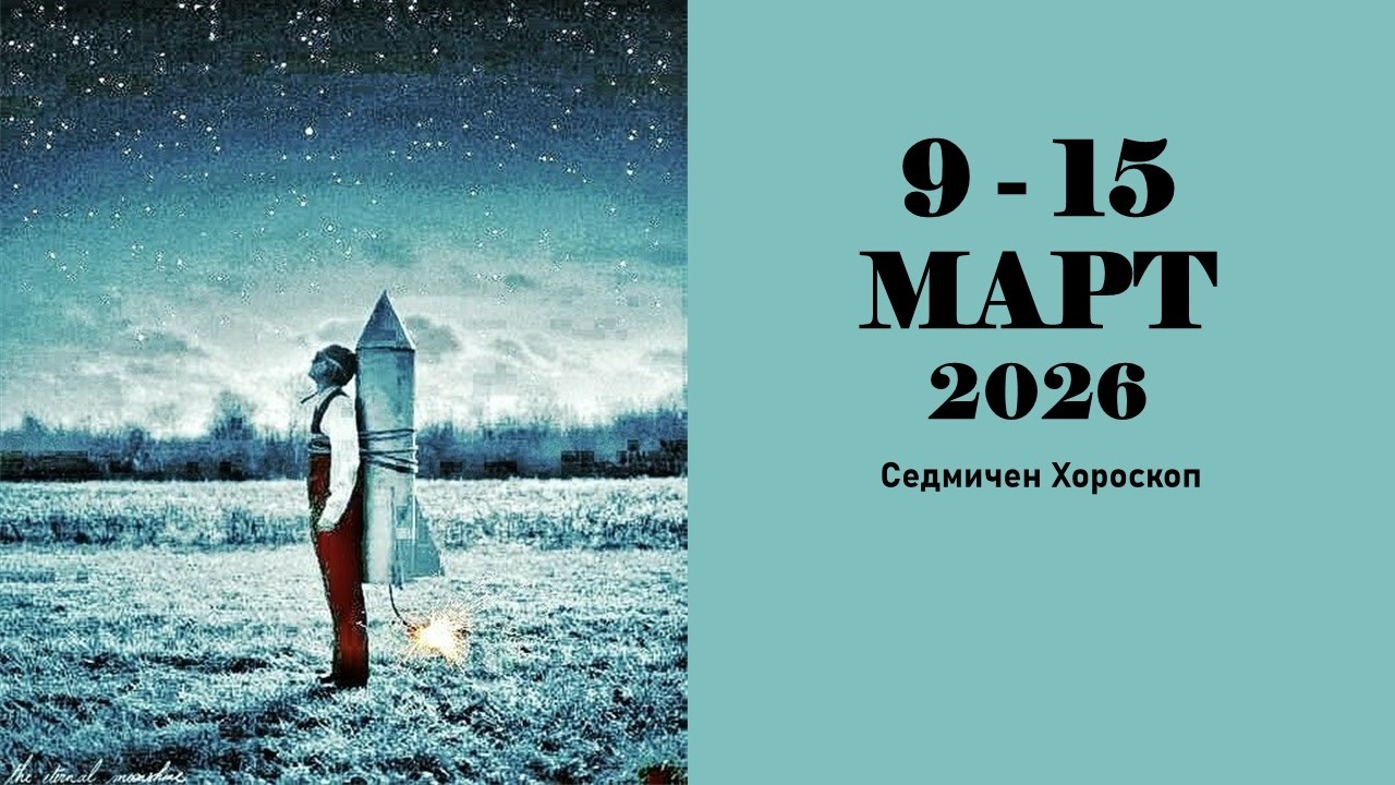 9 - 15 МАРТ 2026: Меркурий с Марс и небесния Дракон, Юпитер директен - Седмична астро прогноза