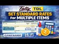 Tally Software New TDL 🚀 Set & Update Item Rates Automatically Fast and Latest TDL by Hi-Fi Expert