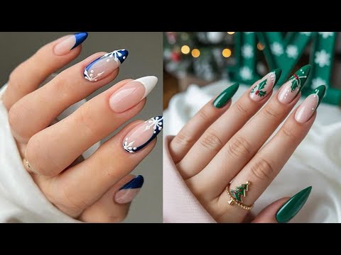 Elegant Christmas Acrylic Nails: Festive Manicure
