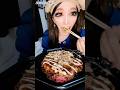 お好み焼き食べたら関西人になっちゃう🥰#shorts #モッパン #asmr #咀嚼音 #お好み焼き
