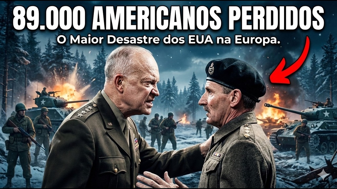Por que o discurso de Montgomery após 89.000 baixas americanas quase quebrou o comando de Eisenhower