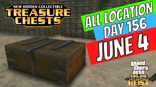 GTA Online Treasure Chest Locations June 4 | DAY 156 ON THE CAYO PERICO ISLAND