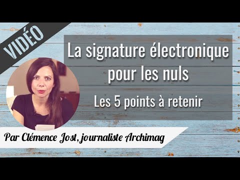 Vidéo: Qu'est-ce Qu'une Signature En Fac-similé