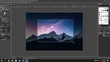 Crop image with GIMP in 1 minute tutorial