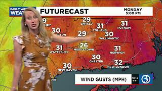 FORECAST :  Blue skies and breezy for today, warmer weather on the way