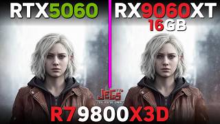 RTX 5060 vs RX 9060 XT 16gb | Ryzen 7 9800X3D | Tested in 15 games