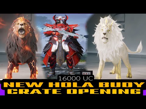 New HOLA BUDY 🐦‍🔥Moonrealm Leo Buddy Set 🦁Max Crate Openning BGMI🔥
