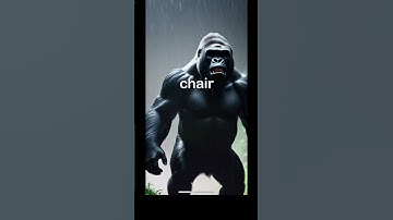 Gorilla is hungry and tired #food #jokes #king #versus ￼