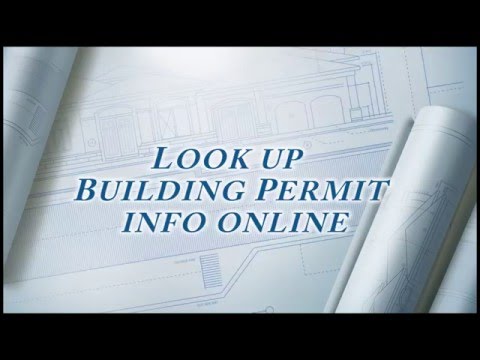 Look Up Building Permit Info Online