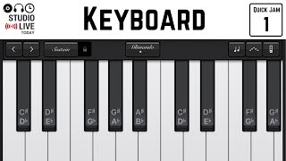 How to use the keyboard instrument in GarageBand iOS (iPhone/iPad)