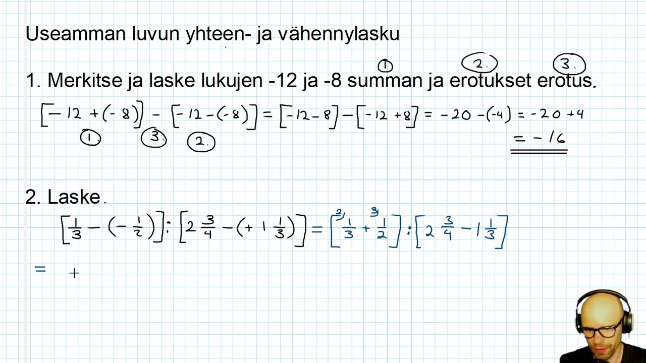 15 (xx - xxx) Kaksi pidempää ja monivaiheisempaa tehtävää