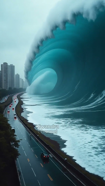 The Calm Ocean Turned Into Death 🔥 #shorts #disastermoment #viralvideo #shortsviral #tsunami