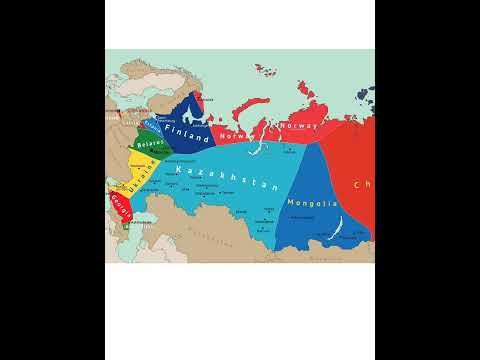 «КРАХ РОССИИ» НОВУЮ КАРТУ МИРА ОПУБЛИКОВАЛИ В КИТАЕ! #россия #китай #украина #казахстан #монголия