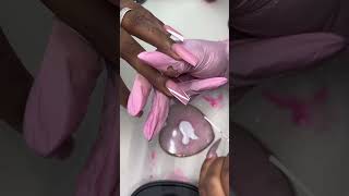 V Cut French Tip Nail Tutorial #nailart #nailtutorial #nails #nailtech #naildesign