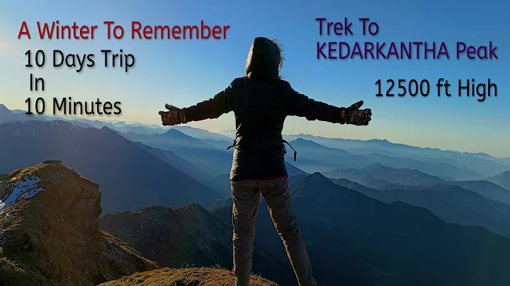 A MUST watch Trekking video | Kedarkantha Trek | Most Popular Winter Trek in INDIA | Himalayas