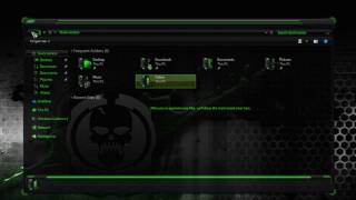 Windows 10 Theme - HUD Green