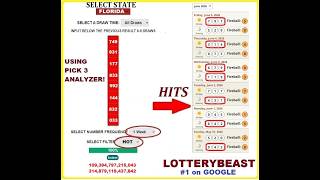 Pick 3 and Pick 4 Lottery 1,550 Straight Hits this week! #pick3