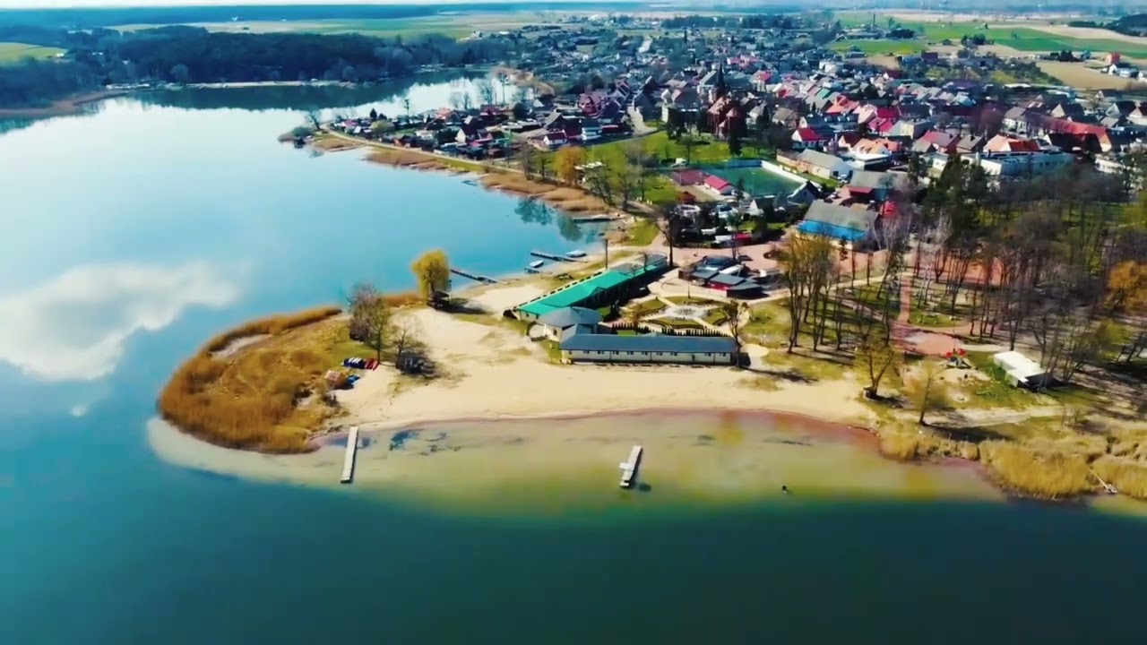 Powidz 04.2022 Dron DJI mini 2 Jezioro Powidzkie - wiecej w linku w opisie