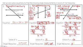 8th applying angle relationships part 2