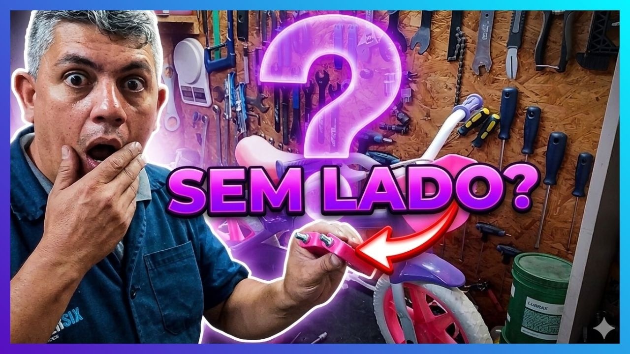 O FIM DA CONFUSÃO! 😱 Esse Pedal de Bike Infantil NÃO TEM LADO e eu te mostro o porquê!