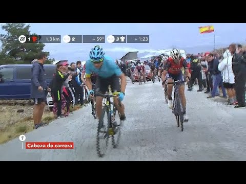 Wideo: Vuelta a Espana 2017: López odnosi zwycięstwo na szczycie na etapie 11