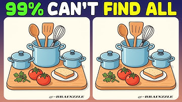 Spot the 3 Differences | 99% Give Up After Level 3! [Find The Difference]