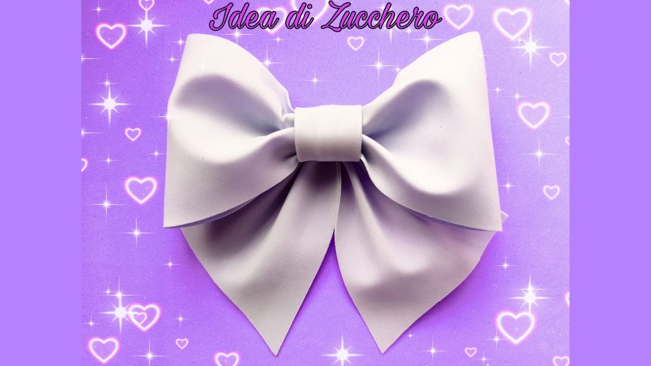 Fiocco in gomma crepla effetto stoffa