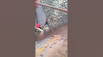 Barge unloading gravel process- good tools and machinery can improve work efficiency