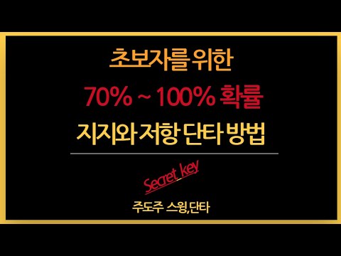 초보자를 위한 확률높은 단타 매매 노하우