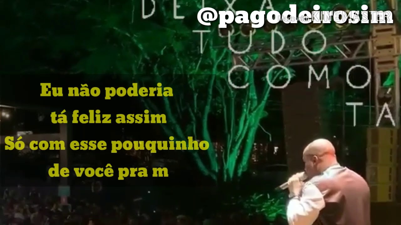 Deixa Tudo Como Ta Thiaguinho Youtube Thiaguinho Pagodeiro Musica Deixa