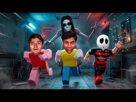 JUGANDO TERROR EN ROBLOX CON MIS AMIGOS!👻