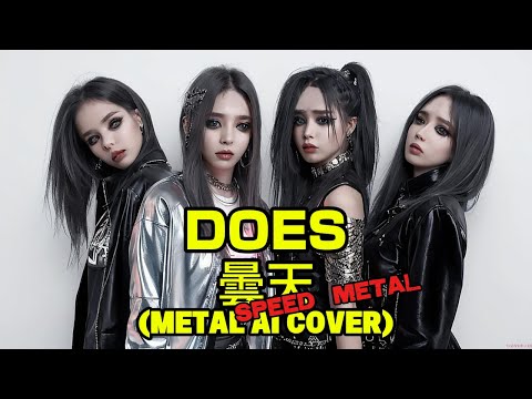 【SPEED ​​METAL】曇天 / DOES をMETALカバーしました。(Female Vocal Metal AI Cover)