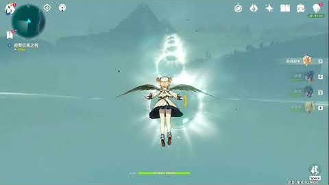 原神 空中通道 真希望 遊戲製作人可以多一點這類的通道 玩法 從蒙德飛到梨月