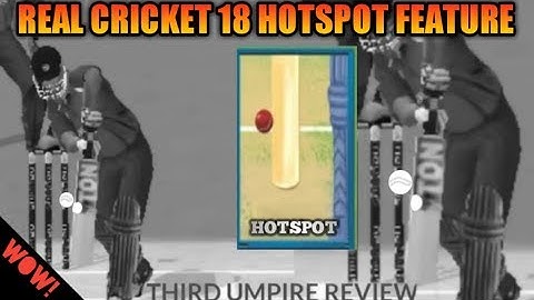 REAL CRICKET 18 KA HOTSPOT FEATURE (OUTSIDE EDGE)  EDITED || TECH WIDFRNDZ
