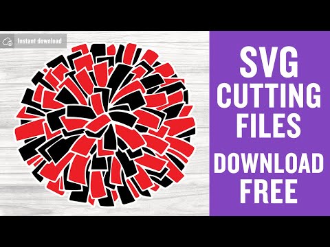Pom Pom Svg Free Cut Files for Silhouette Cameo Free Download