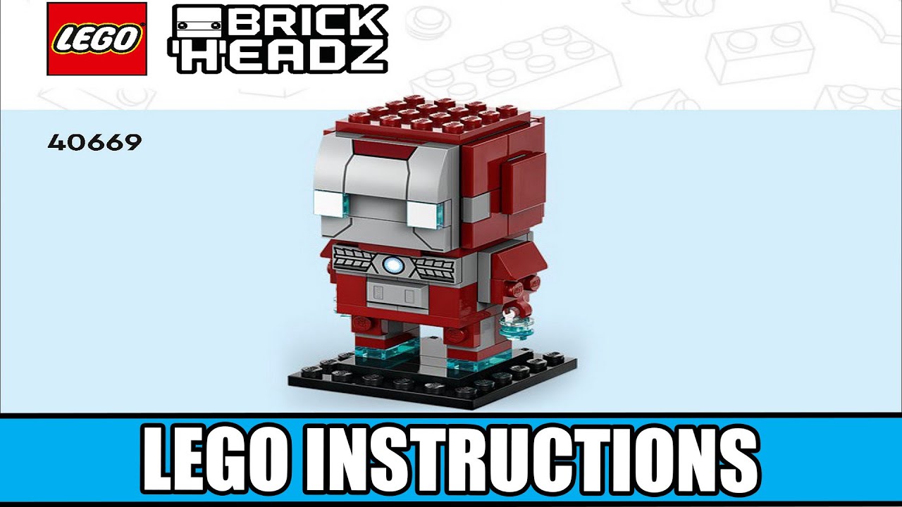 BrickHeadz - Iron Man MK5 - Marvel LEGO instructions