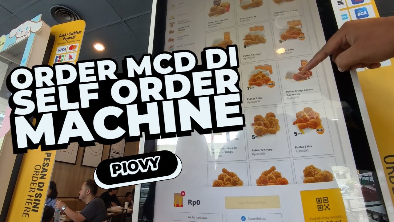 [4K] POV: Cara Pesan Makanan di McDonald's Pakai Self Order Machine! 🍔✨ (Mudah & Cepat!)