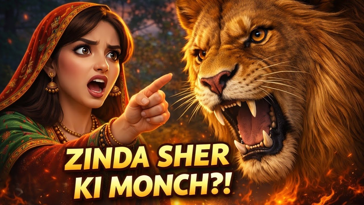 Peer Sahab Ka imtihaan😱 | Zinda Sher Ki Monchhen   Lao| Kashmiri Folk Tale