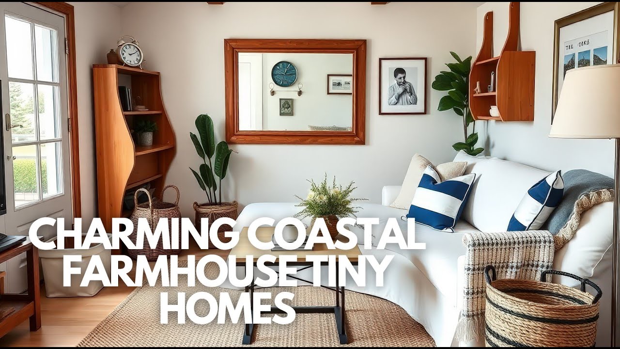 Charming Coastal Farmhouse Ideas for Tiny Homes | TDESIGN Channel