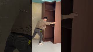Woodworking Cabinet Installation #craftsmanship #craftsman