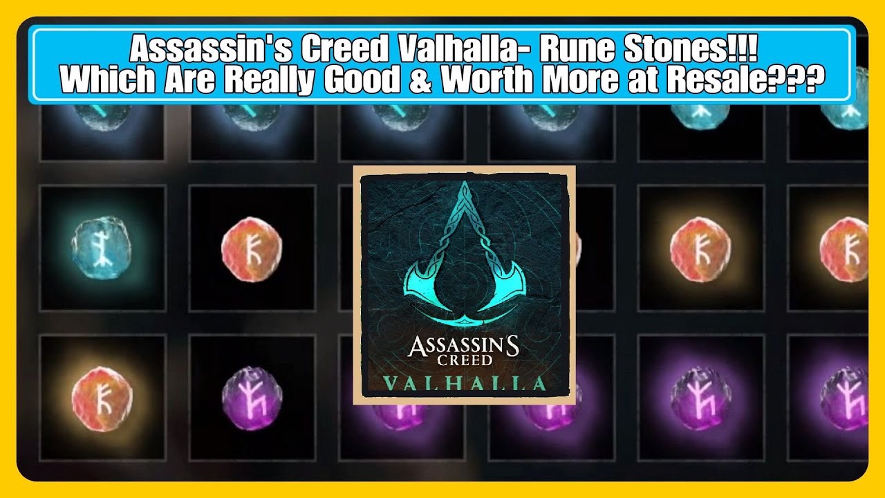Assassin's Creed Valhalla- Rune Stones!!! Which Are Good??? - YouTube