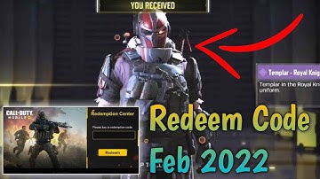 Cod Mobile Redeem Code March 2022 | Call Of Duty Mobile Redeem Code | Today Redeem Code Codm | Codm