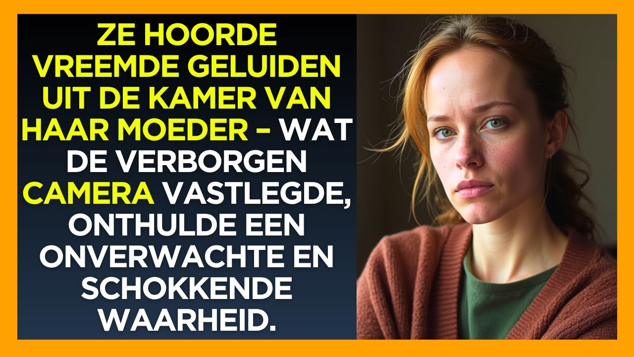 Ze hoorde vreemde geluiden uit de kamer van haar moeder – haar verborgen camera onthulde...