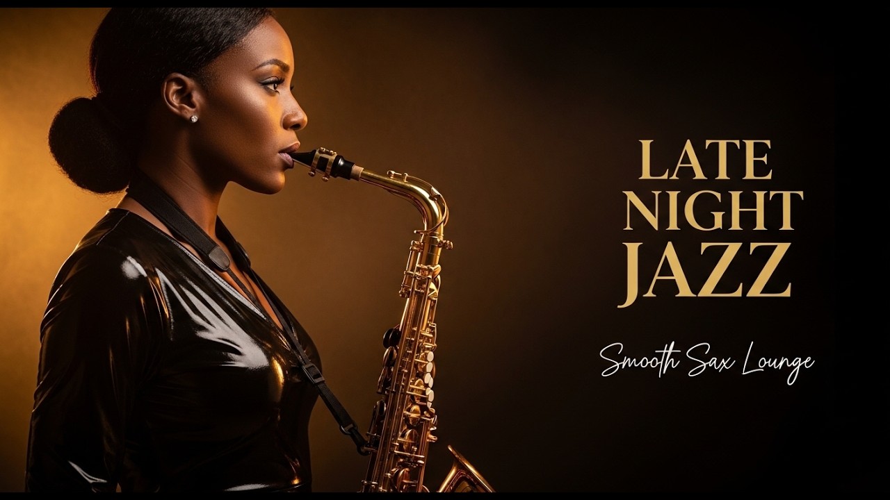 Soft late night Jazz Lounge 🌆 Smooth Saxophone for Relaxing & Quiet Hours