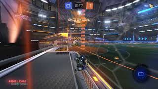 Rocket League Quick Goal From The Wall To Tie The Game
